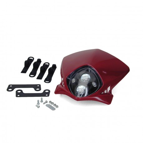 Cabeza Horquilla Enduro Bi Halog Duke Rojo Ym3241