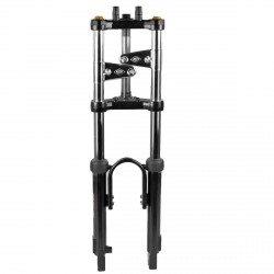 Horquilla Cyclo Ebr Adapt. Peugeot 103 - Mbk 51 Avec Stabilisateur Renforce + Reglage Precharge Ressort