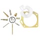 Kit Reparacion Carbu Adapt. Peugeot Trekker (Flotador/Pointeau/Eje/Junta Cuva/Junta Tapa Boissseau ) 13Pcs