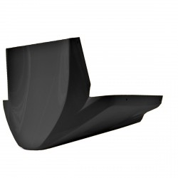 Spoiler Bajo  Stunt/Slider Negro Metal