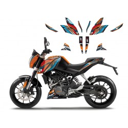 Kit adhesivos Blackbird KTM Duke 2544R
