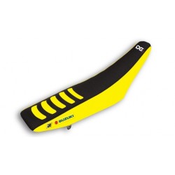 Funda de asiento Blackbird Doble agarre 3 Suzuki negro/amarillo 1330H