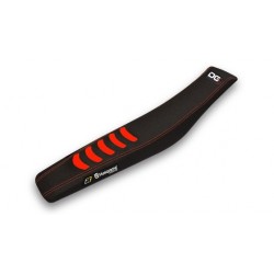 Funda de asiento Blackbird Doble agarre 3 Husqvarna negro/rojo 1618H