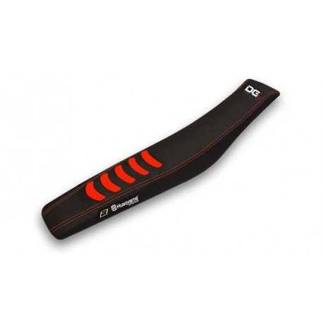 Funda de asiento Blackbird Doble agarre 3 Husqvarna negro/rojo 1618H