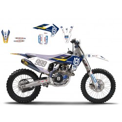 Kit adhesivos Blackbird réplica Husqvarna Ricci Racing 2015 2612R