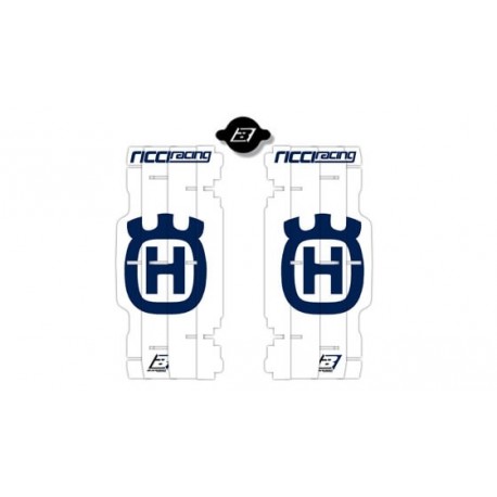Adhesivos para rejillas de radiador Blackbird réplica Husqvarna Ricci Racing 2015 A601R