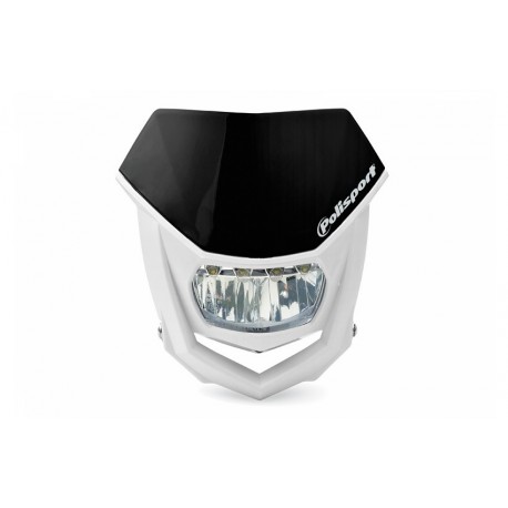 Careta Halo LED homologada Polisport blanco/negro 8667100002