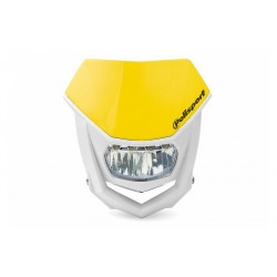 Careta Halo LED homologada Polisport blanco/amarillo 8667100003