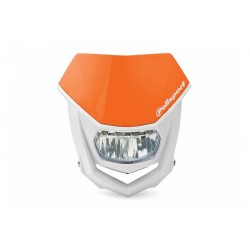 Careta Halo LED homologada Polisport blanco/naranja 8667100004