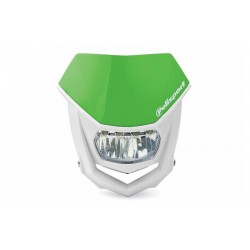 Careta Halo LED homologada Polisport blanco/verde 8667100007