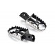 Estriberas de acero off road Vparts Honda gris