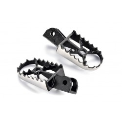 Estriberas de acero off road Vparts Honda gris