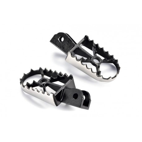 Estriberas de acero off road Vparts Honda gris