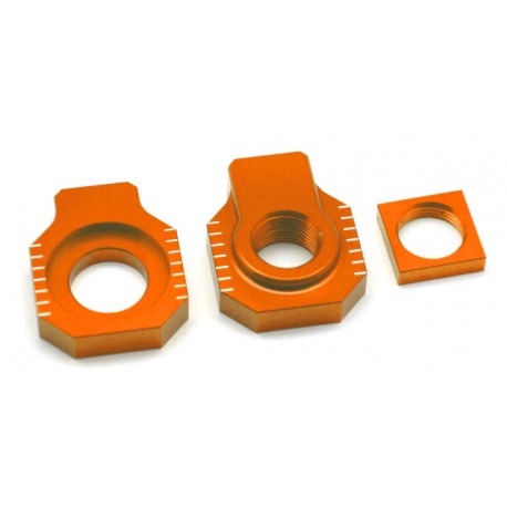 Tensores de eje trasero ART KTM/Husqvarna naranja
