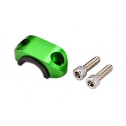 Abrazadera superior soporte maneta con goma Vparts verde