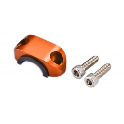 Abrazadera superior soporte maneta con goma Vparts naranja