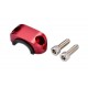 Abrazadera superior soporte maneta con goma Vparts rojo