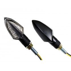 Set de intermitentes LED transparentes universales homolopgados