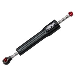 Cilindro amortiguador de dirección Bitubo color Negro L.362mm