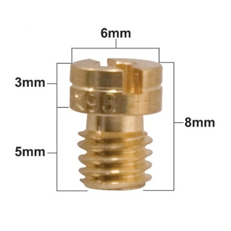 Chiclé de alta Prox 140 para Keihin 99101-393 SERIES