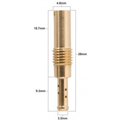 Chiclé de baja Prox 82 para Keihin N424-21 SERIES