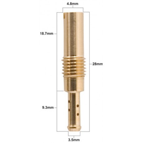 Chiclé de baja Prox 82 para Keihin N424-21 SERIES
