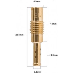 Chiclé de baja Prox 40 para Keihin N424-26 SERIES