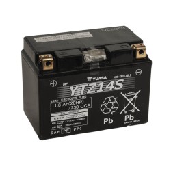 Batería Yuasa YTZ14S Wet Charged (cargada y activada)