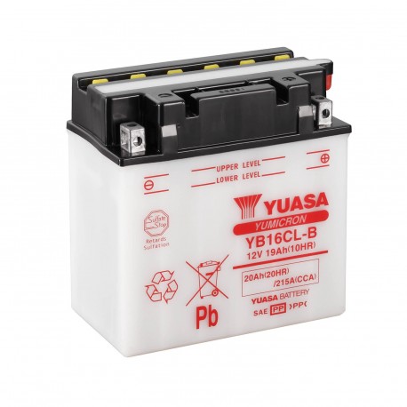 Batería Yuasa YB16CL-B Combipack (con electrolito)