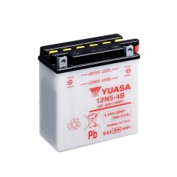 Batería Yuasa 12N5.5-3B Combipack (con electrolito)