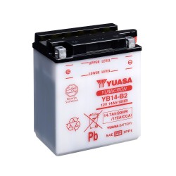 Batería Yuasa YB14-B2 Combipack (con electrolito)