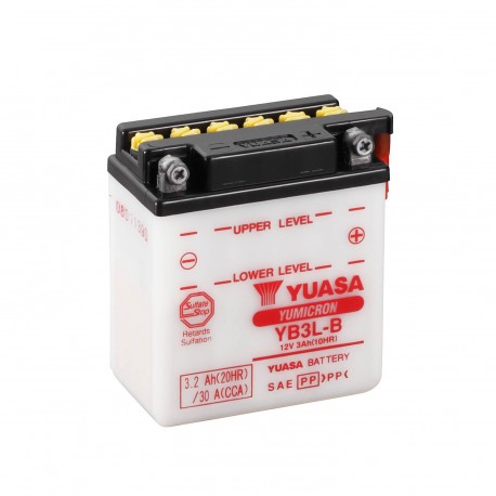 Batería Yuasa YB3L-B Combipack (con electrolito)