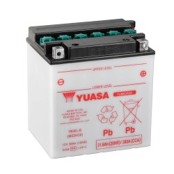 Batería Yuasa YB30L-B Dry charged (sin electrolito)