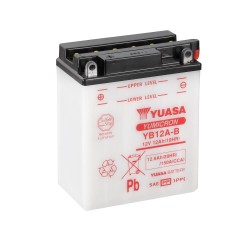 Batería Yuasa YB12A-B Combipack (con electrolito)