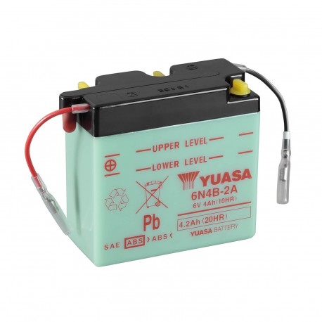 Batería Yuasa 6N4B-2A Dry charged (sin electrolito)