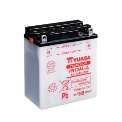 Batería Yuasa YB12AL-A Dry charged (sin electrolito)