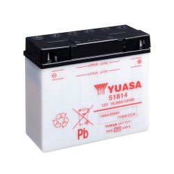 Batería Yuasa 51814 Combipack (con electrolito)