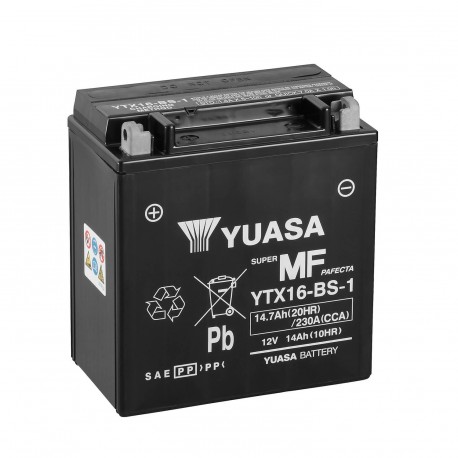 Batería Yuasa YTX16-BS-1 Combipack (con electrolito)