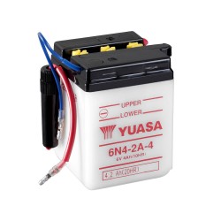 Batería Yuasa 6N2-2A-4 Dry charged (sin electrolito)