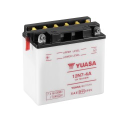 Batería Yuasa 12N7-4A Combipack (con electrolito)