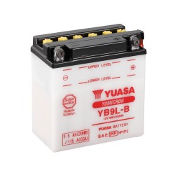 Batería Yuasa YB9L-B Dry charged (sin electrolito)