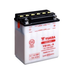 Batería Yuasa YB14L-A Dry charged (sin electrolito)