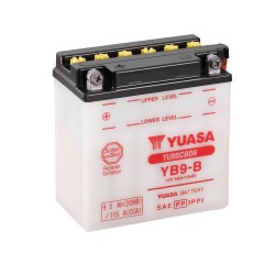 Batería Yuasa YB9-B Dry charged (sin electrolito)