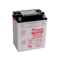 Batería Yuasa YB14-A2 Dry charged (sin electrolito)