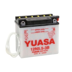 Batería Yuasa 12N5.5-3B Dry charged (sin electrolito)
