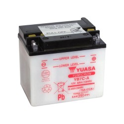 Batería Yuasa YB7C-A Dry charged (sin electrolito)