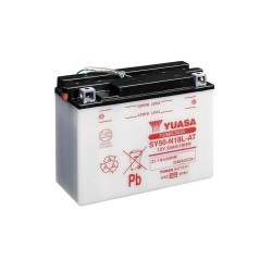 Batería Yuasa SY50-N18L-AT Dry charged (sin electrolito)
