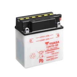 Batería Yuasa 12N7D-3B DC (sin electrolito)